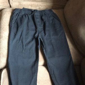 Boys pants size 14/16 black with drawstring waist